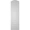 Ekena Millwork Arch Top Surface Mount PVC Gable Vent: Non-Functional, w/ 3-1/2"W x 1"P Standard Frame, 12"W x 40"H GVPAR12X4001SN - alternate 4